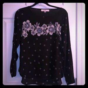 Loft floral blouse